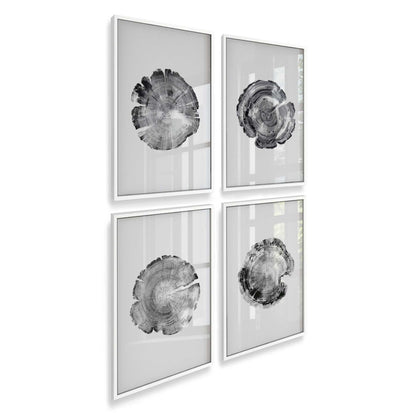 [Color:Opaque White], Picture of art in an Opaque White frame at an angle