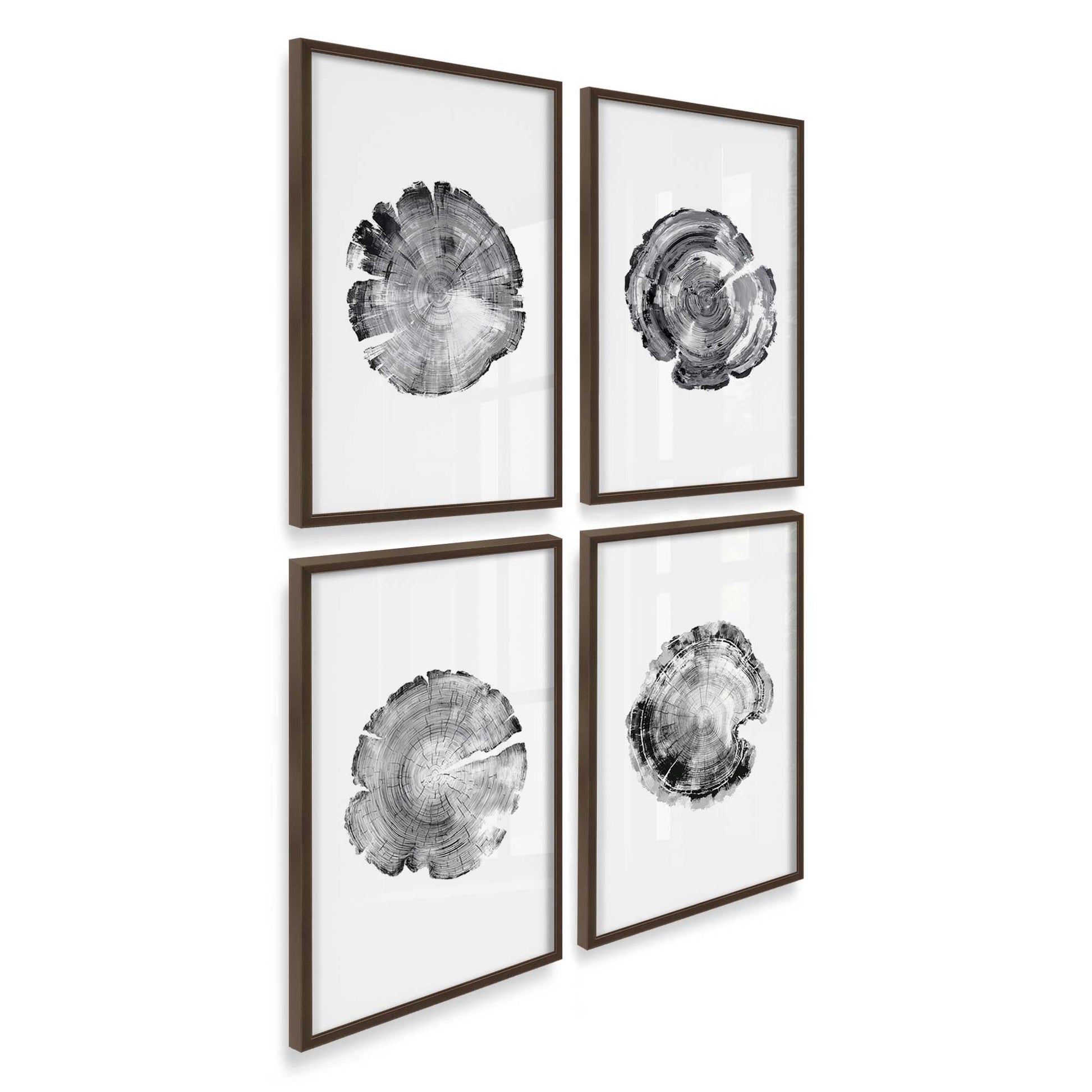 [Color:Belvinder Brown], Picture of art in a Belvinder Brown frame at an angle