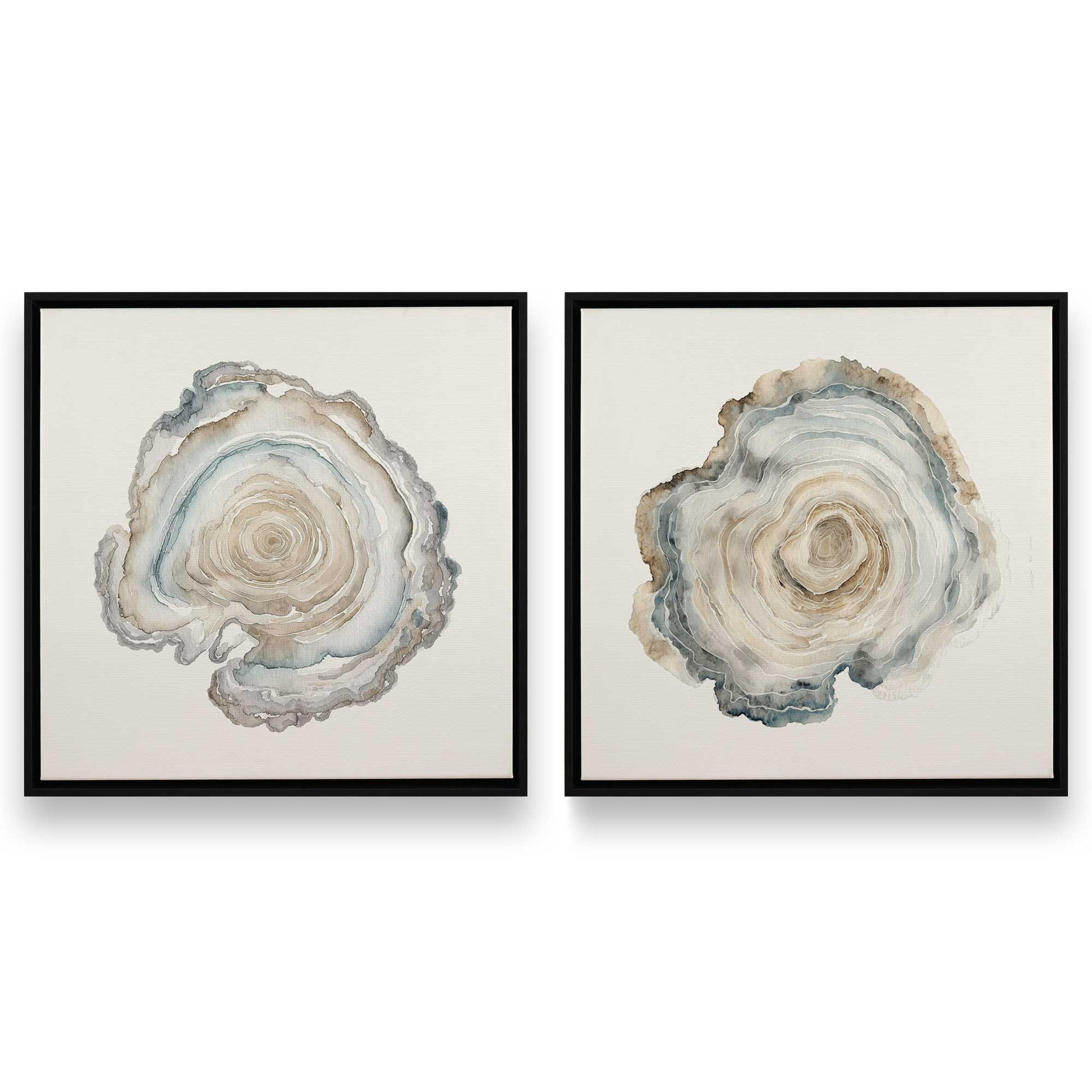 [Color:Satin Black], Picture of art in a Satin Black frame