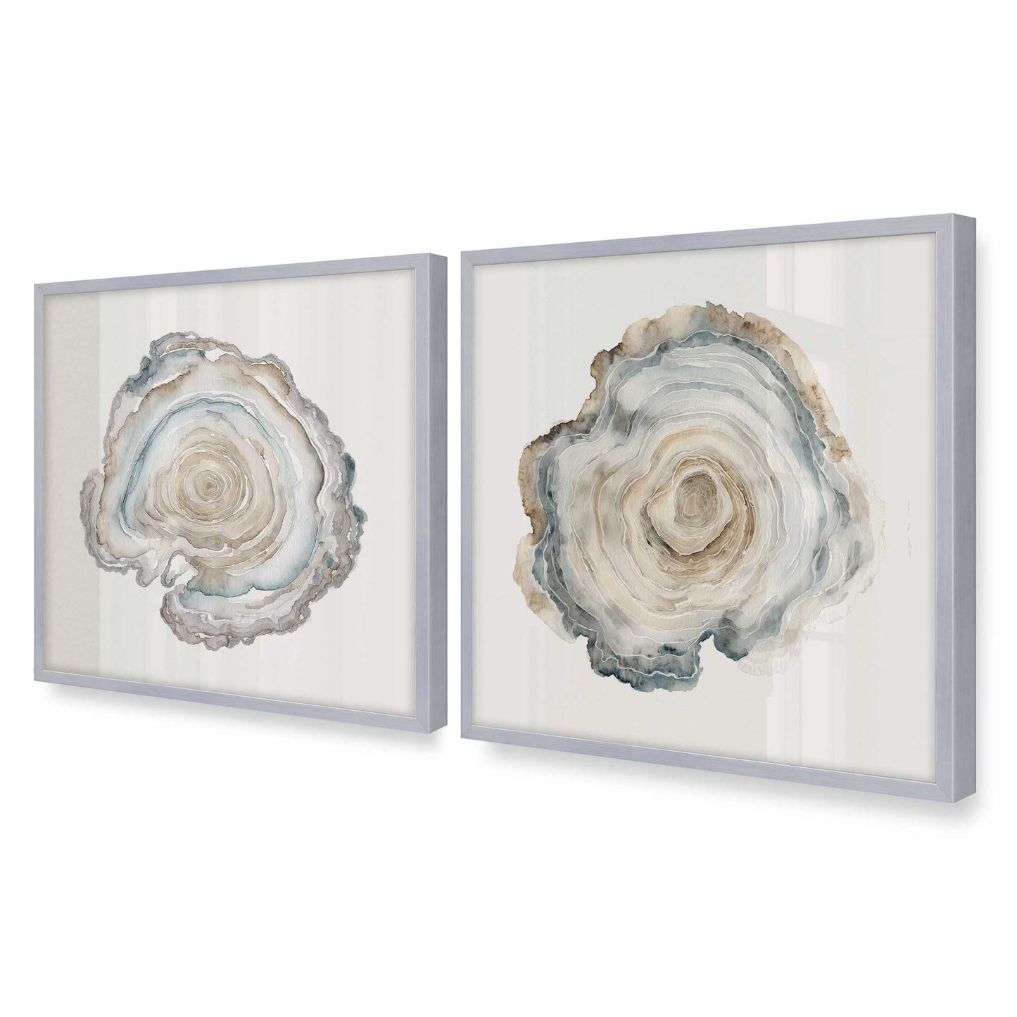 [Color:Polished Chrome], Picture of art in a Polished Chrome frame of the corner