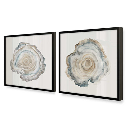 [Color:Satin Black], Picture of art in a Satin Black frame at an angle