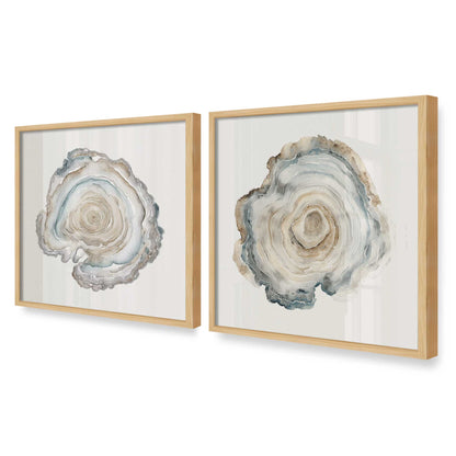 [Color:American Maple], Picture of art in an American Maple frame at an angle