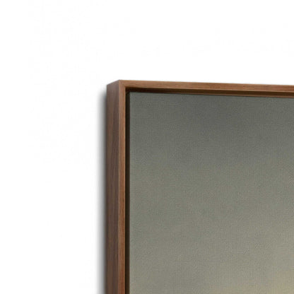 [Color:Walnut], Picture of art in a Walnut frame at an angle