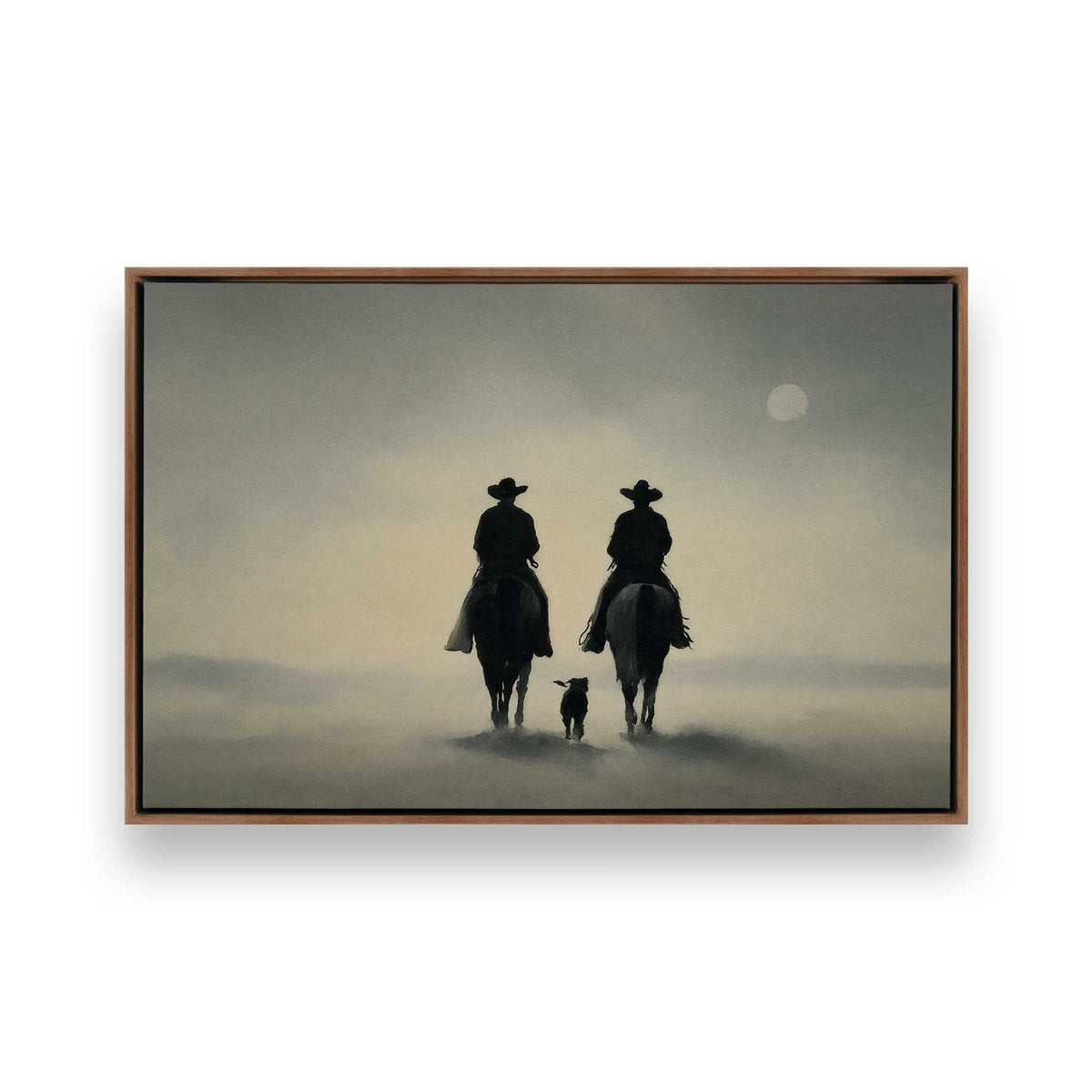 [Color:Walnut], Picture of art in a Walnut frame