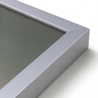 [Color:Polished Chrome], Picture of art in a Polished Chrome frame at an angle