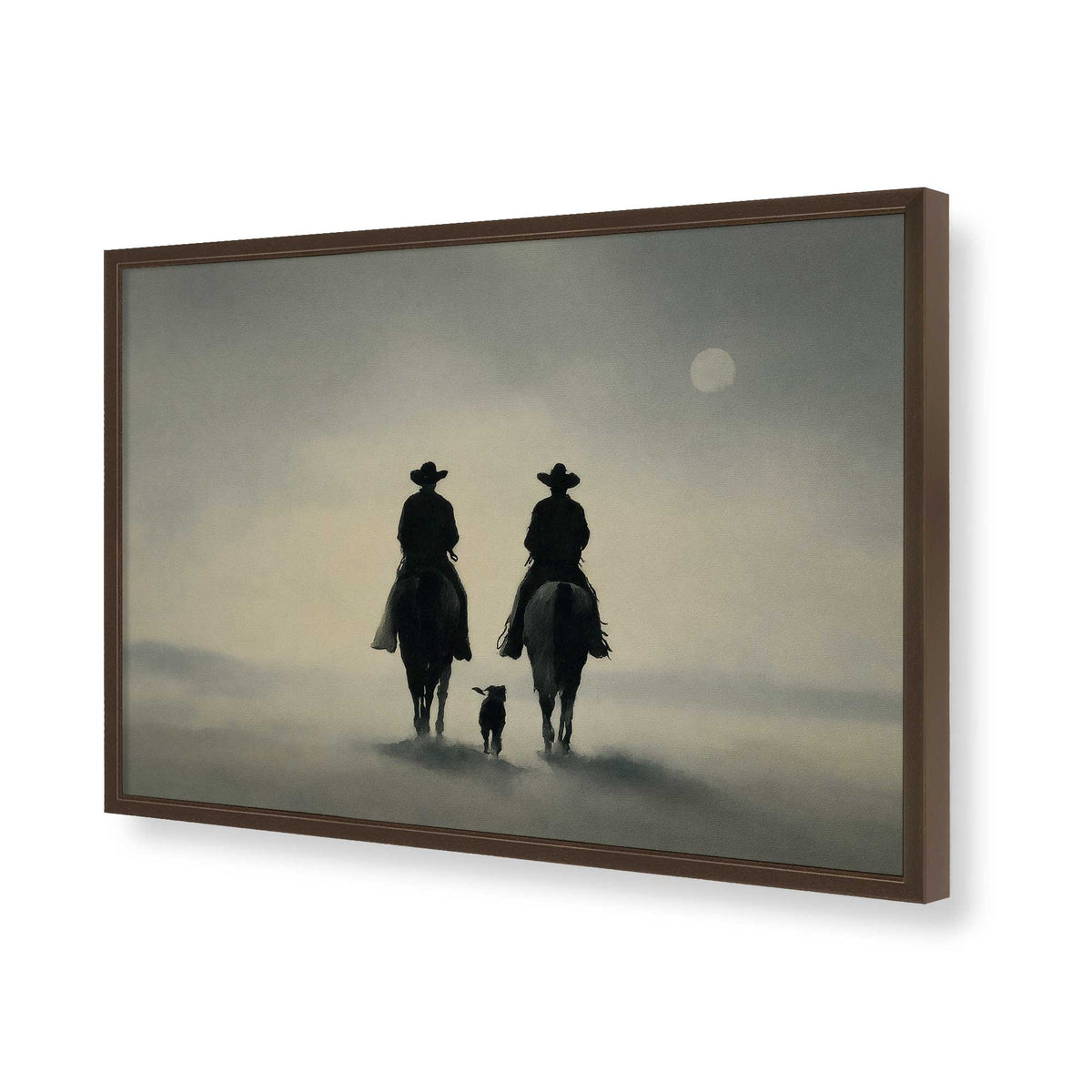 [Color:Belvinder Brown], Picture of art in a Belvinder Brown frame of the corner