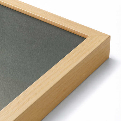 [Color:American Maple], Picture of art in a American Maple frame at an angle