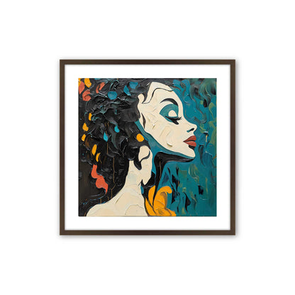[Color:Espresso], Picture of art in a Espresso frame