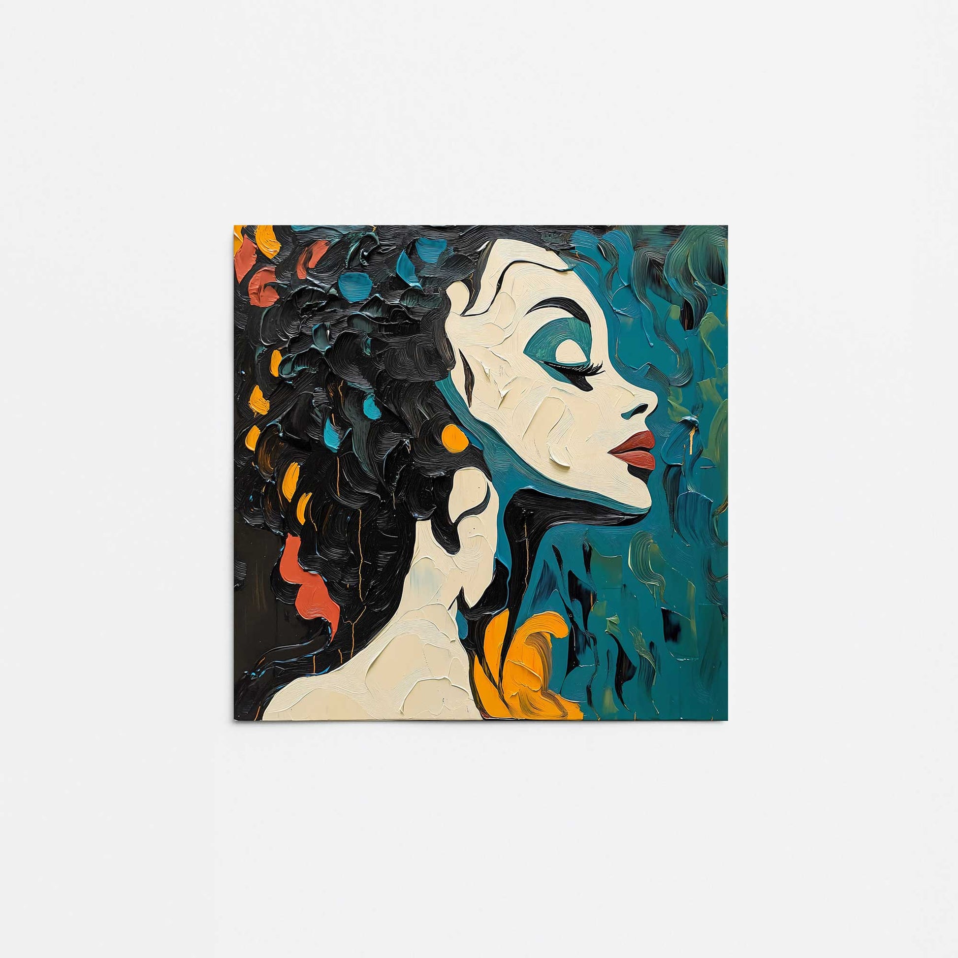 [Color:Rolled Print], Picture of close up of art