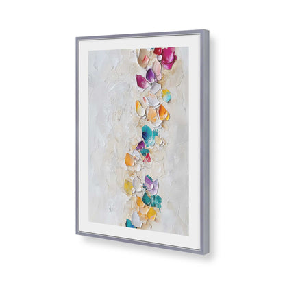 [Color:Polished Chrome], Picture of art in a Polished Chrome frame of the corner