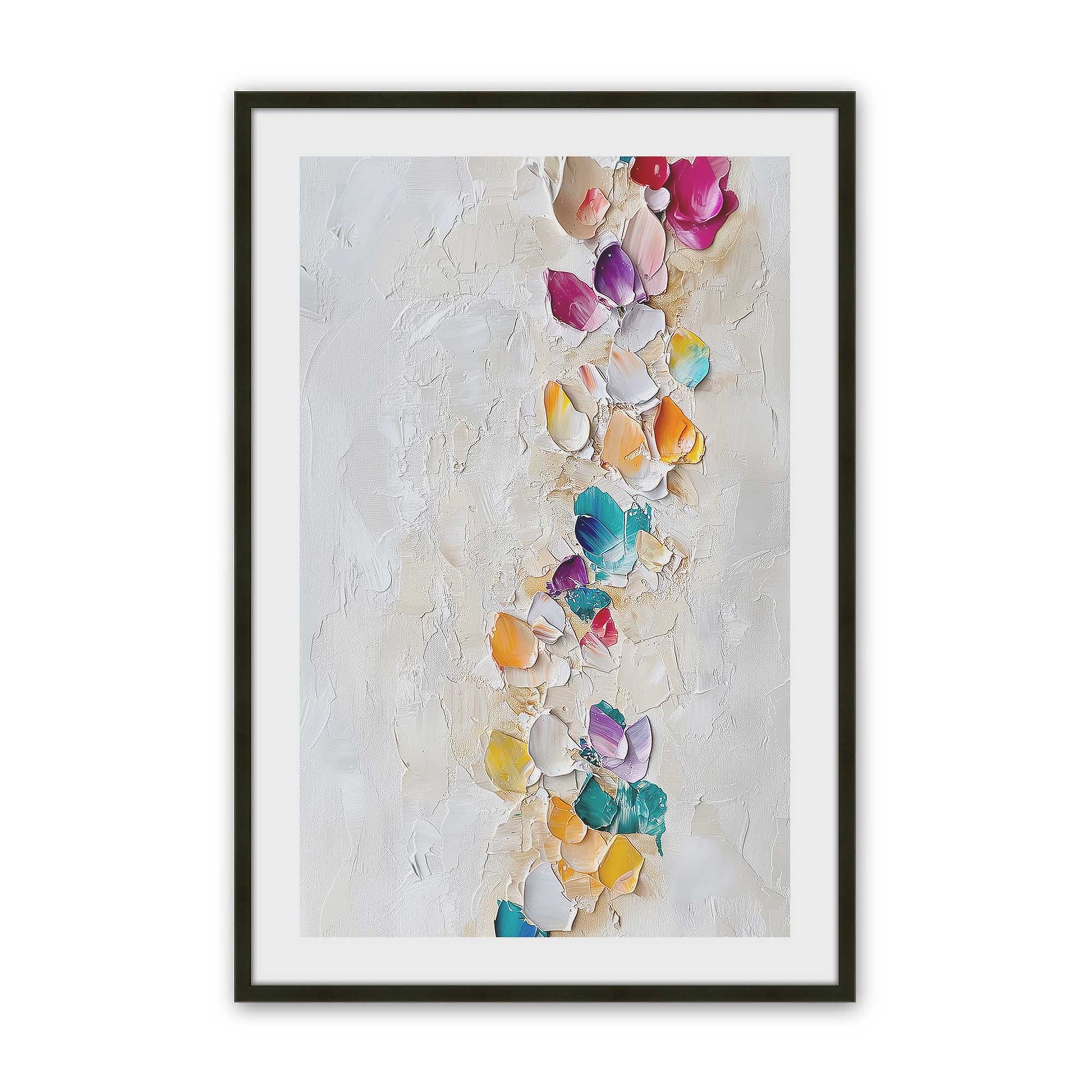 [Color:Satin Black], Picture of art in a Satin Black frame