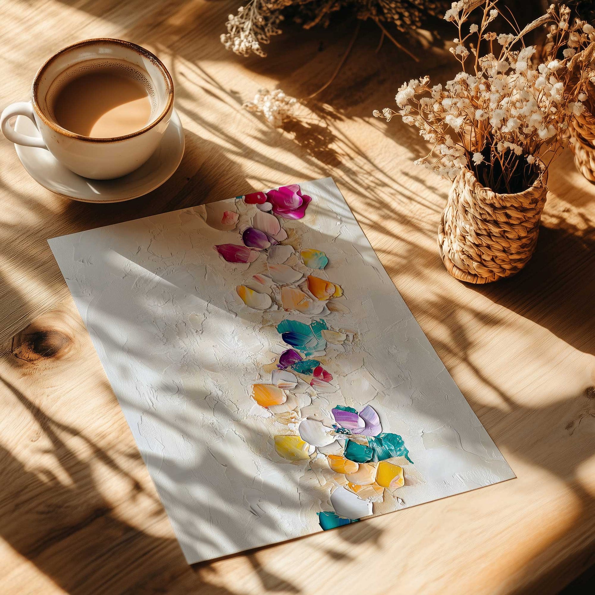 [Color:Rolled Print], Picture of close up of art