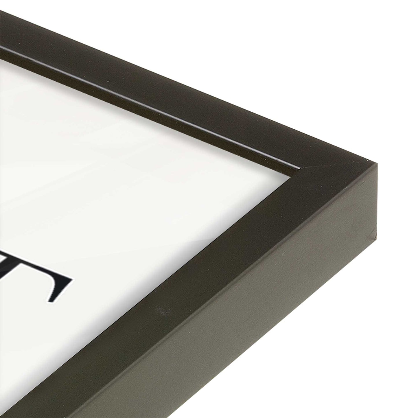 [Color:Satin Black], Picture of art in a Satin Black frame