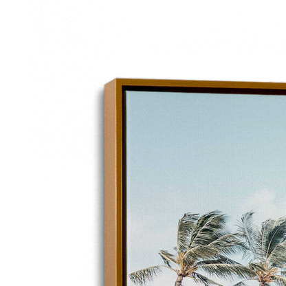 [Color:Polished Gold], Picture of art in a Polished Gold frame at an angle