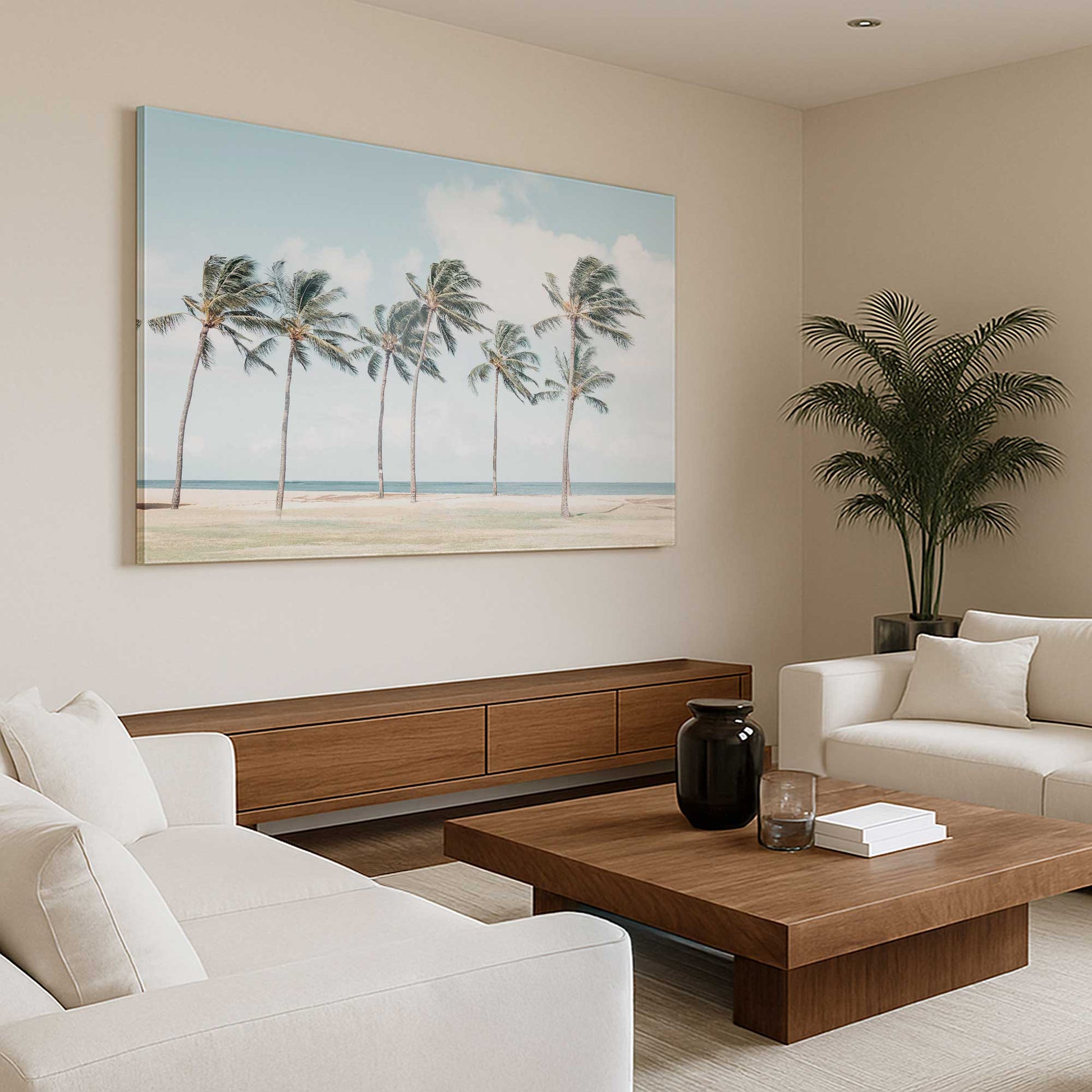 [Color:Stretched Canvas], Picture of art in a room