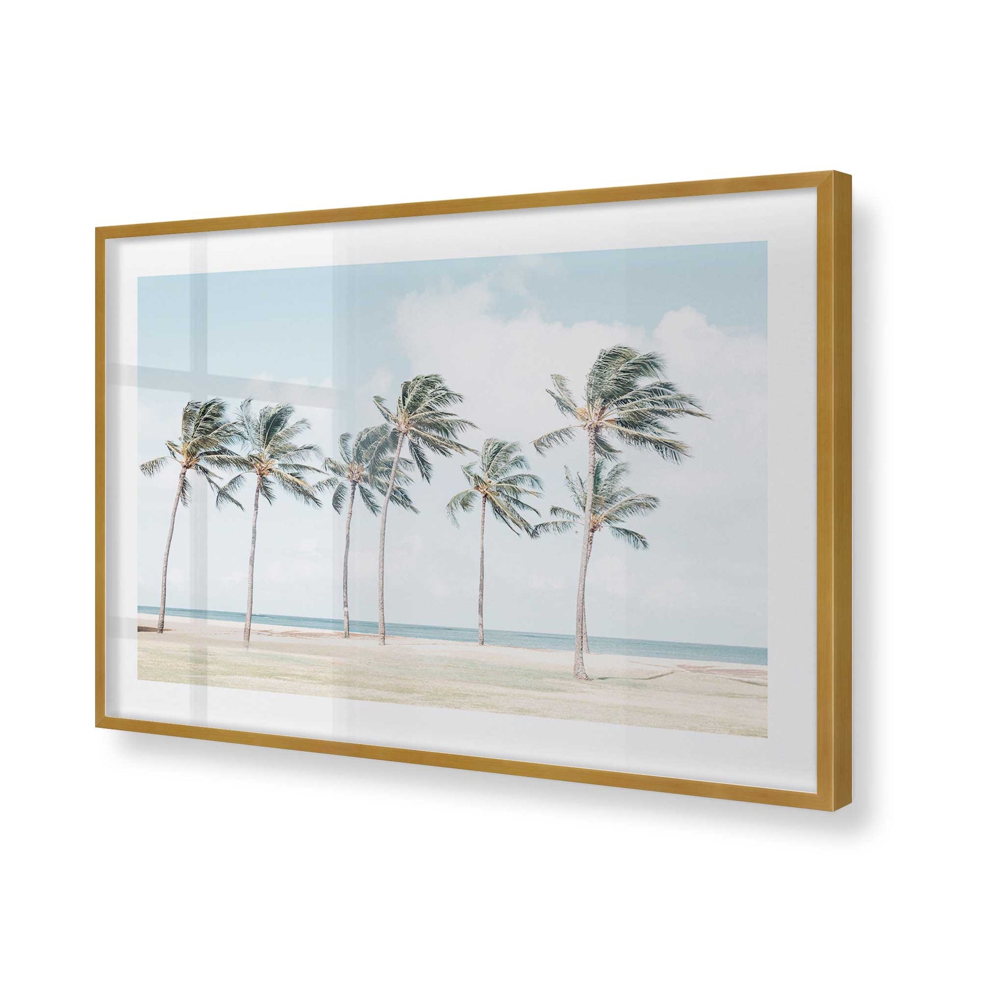 [Color:Polished Gold], Picture of art in a Polished Gold frame of the corner