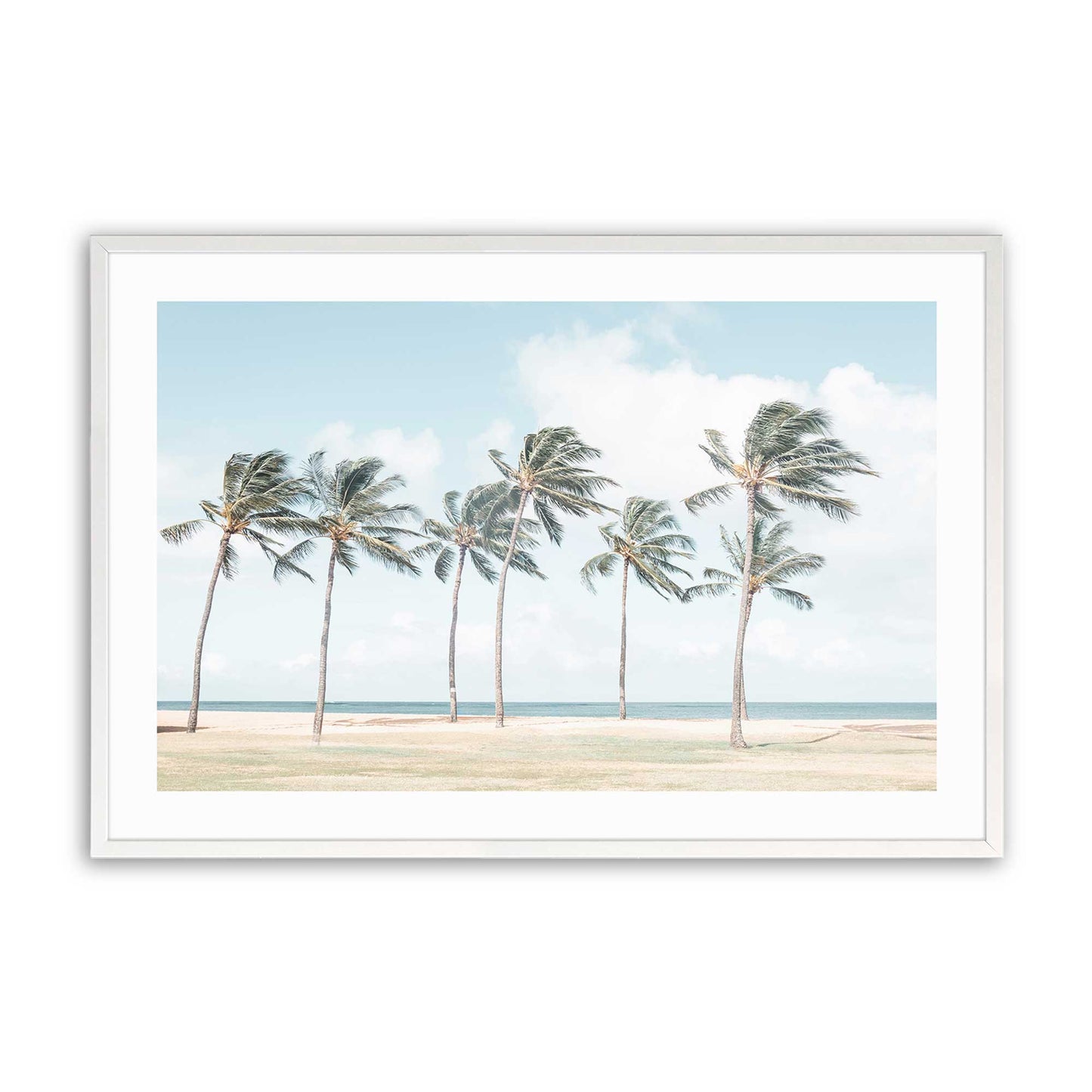 [Color:Opaque White], Picture of art in a Opaque White frame