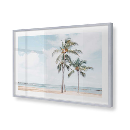 [Color:Polished Chrome], Picture of art in a Polished Chrome frame of the corner