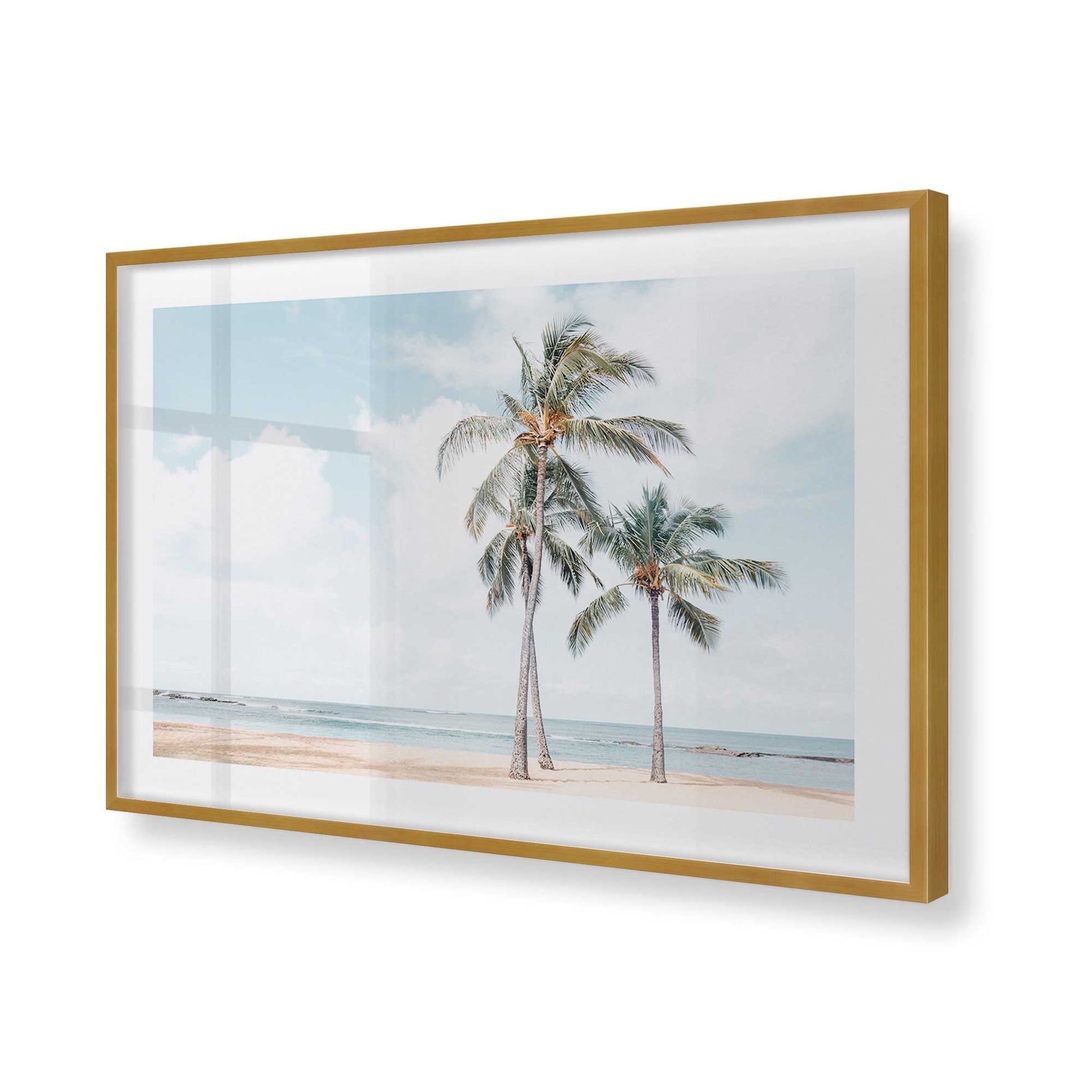 [Color:Polished Gold], Picture of art in a Polished Gold frame of the corner