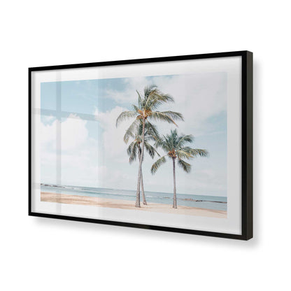 [Color:Satin Black], Picture of art in a Satin Black frame of the corner