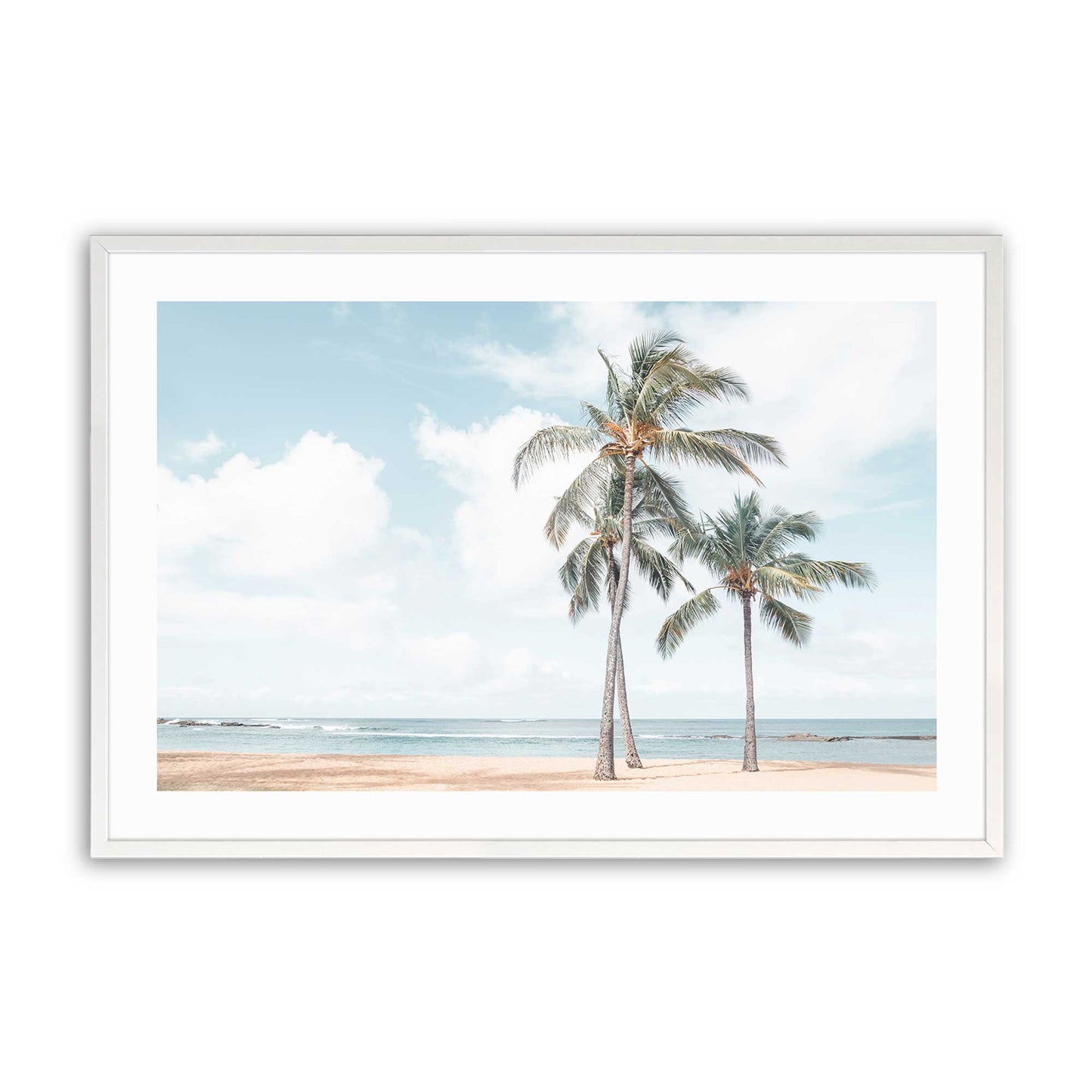 [Color:Opaque White], Picture of art in a Opaque White frame