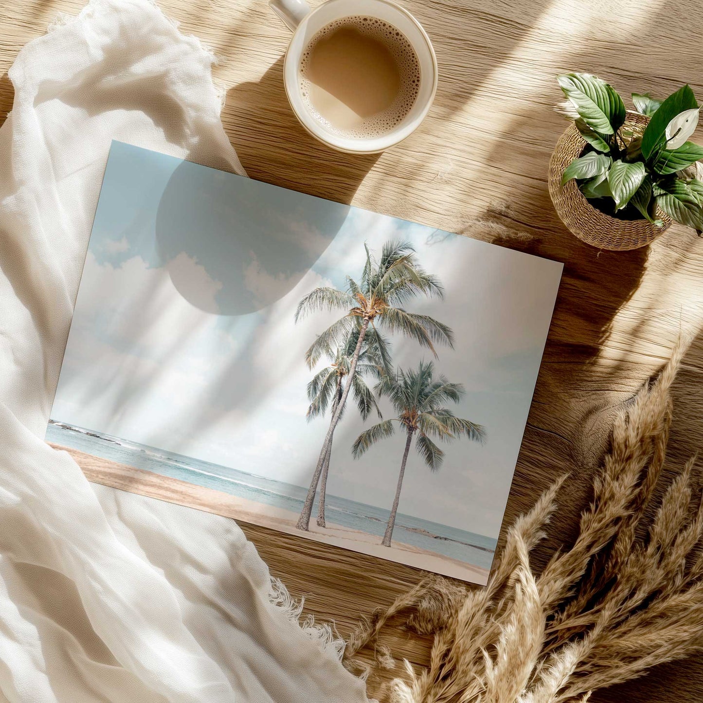 Swaying Palms in Paradise II Print