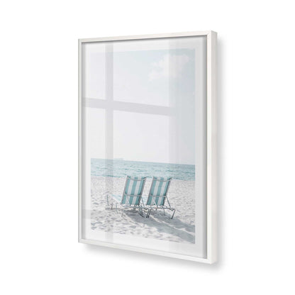 [Color:Opaque White], Picture of art in a Opaque White frame of the corner