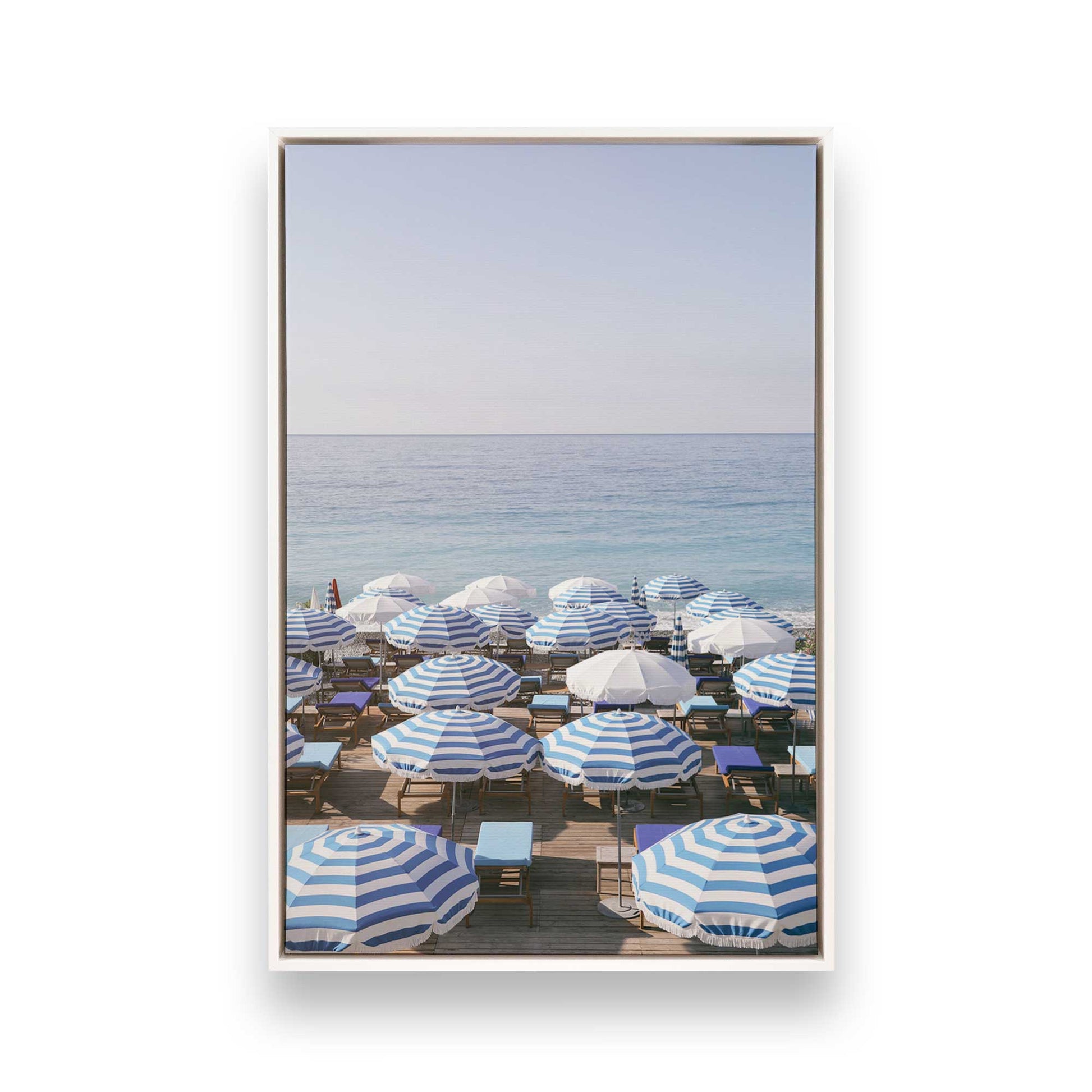 [Color:Opaque White], Picture of art in a White frame