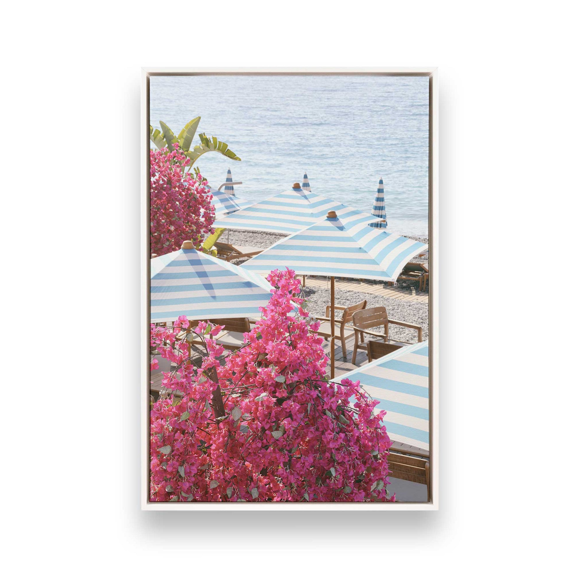 [Color:Opaque White], Picture of art in a White frame