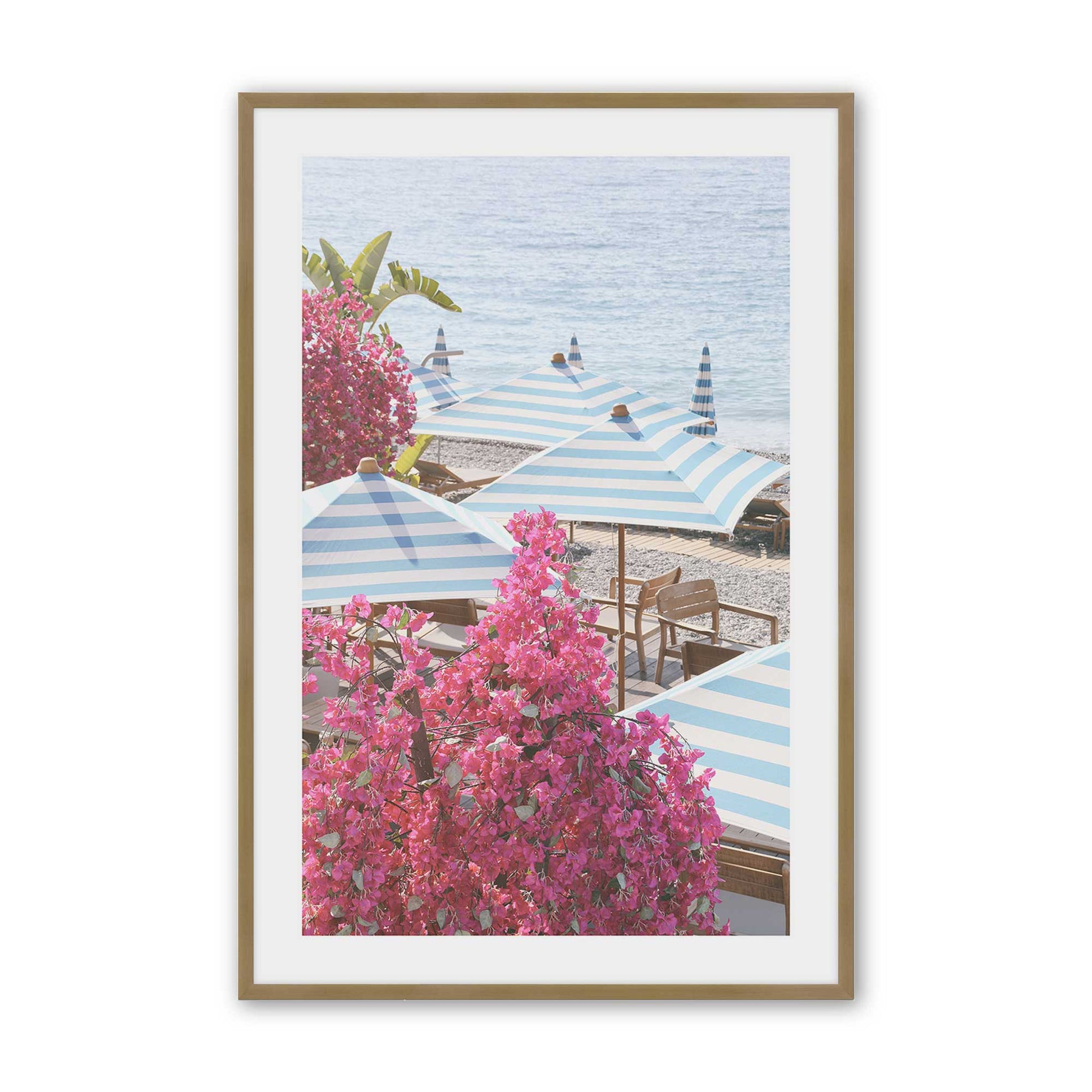 [Color:Brushed Gold], Picture of art in a Brushed Gold frame