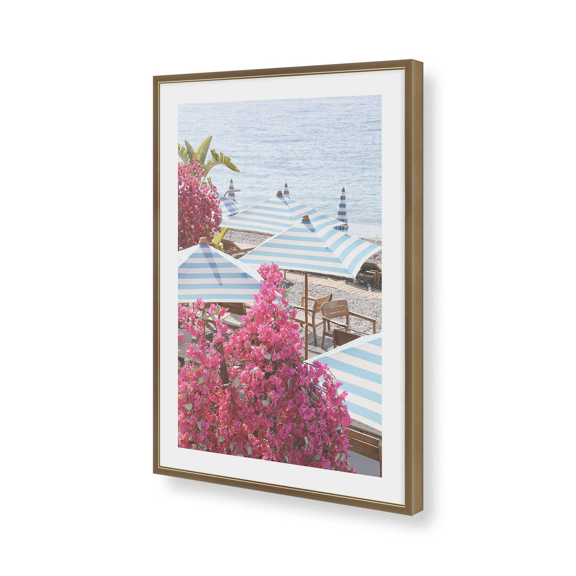 [Color:Brushed Gold], Picture of art in a Brushed Gold frame of the corner