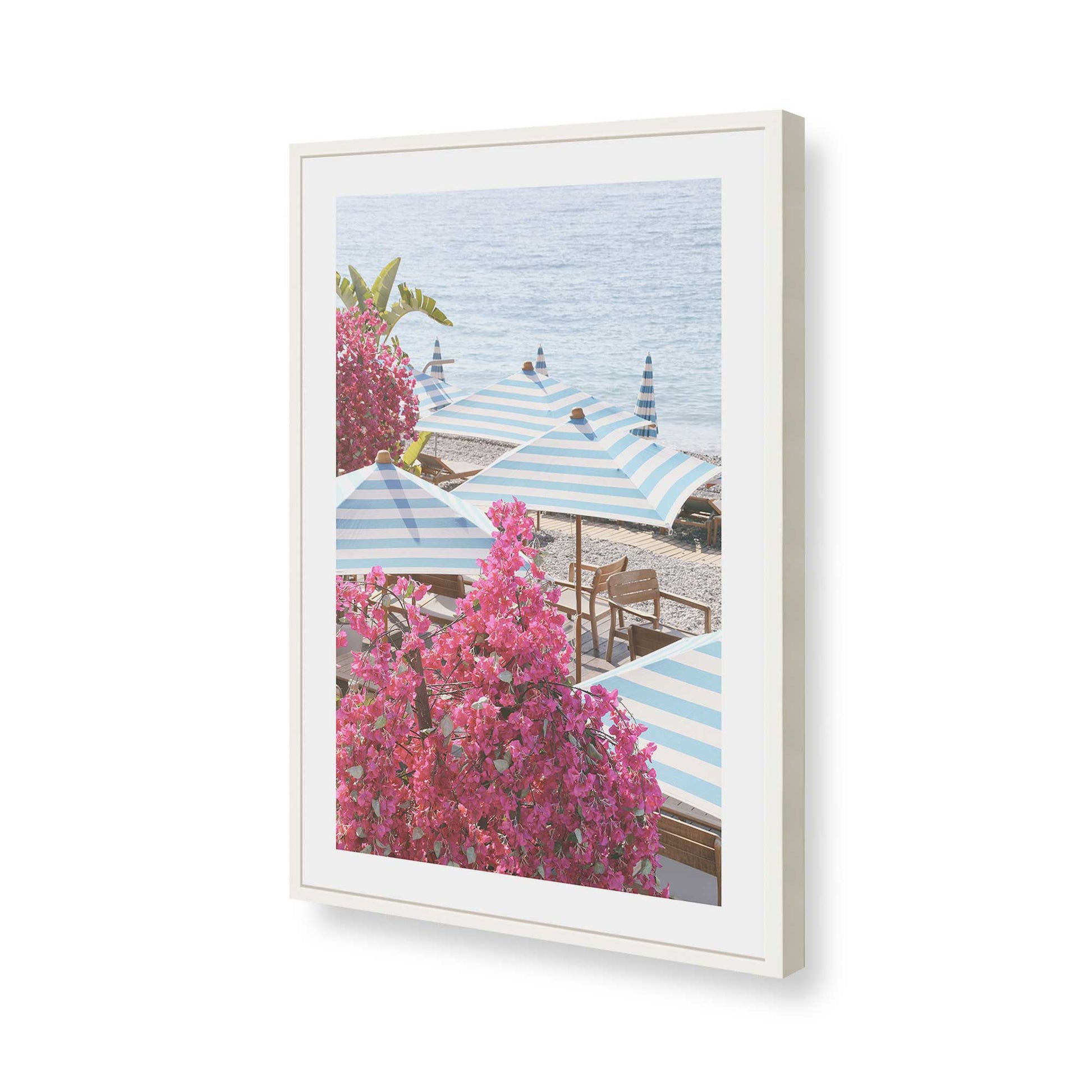 [Color:Opaque White], Picture of art in a Opaque White frame of the corner