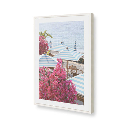 [Color:Opaque White], Picture of art in a Opaque White frame of the corner