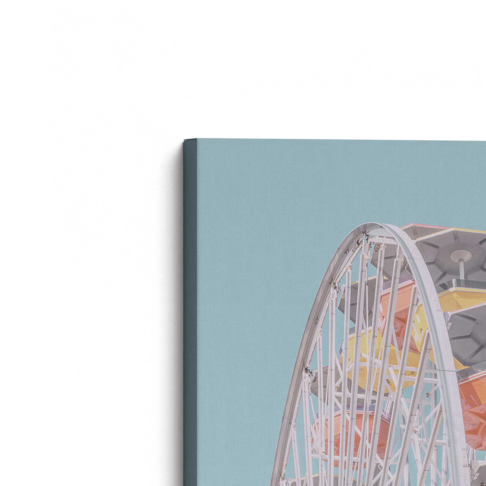 [Color:Stretched Canvas], Picture of the corner of the art
