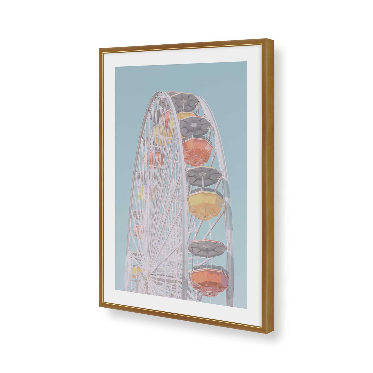 [Color:Polished Gold], Picture of art in a Polished Gold frame of the corner