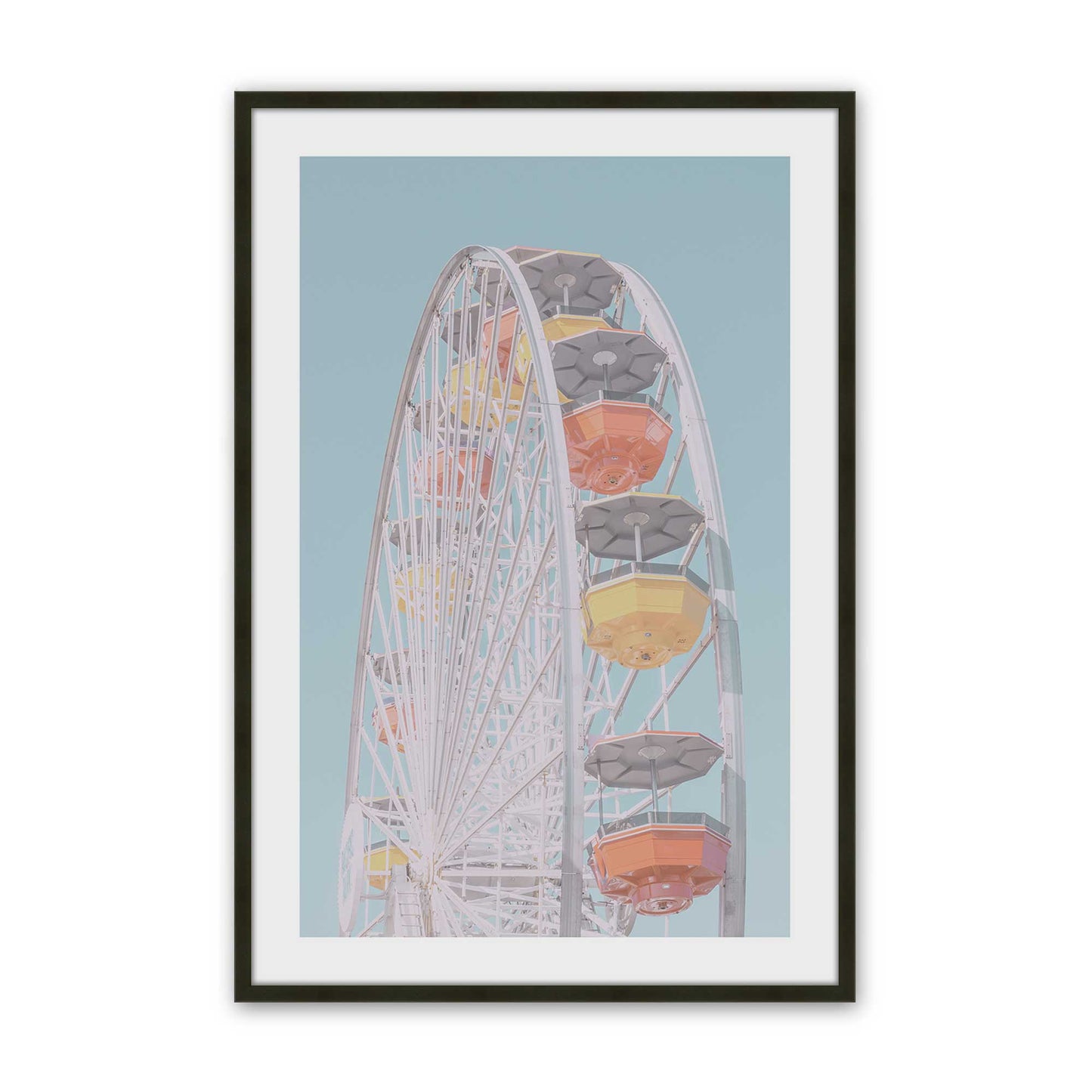[Color:Satin Black], Picture of art in a Satin Black frame