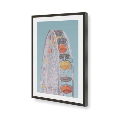[Color:Satin Black], Picture of art in a Satin Black frame of the corner