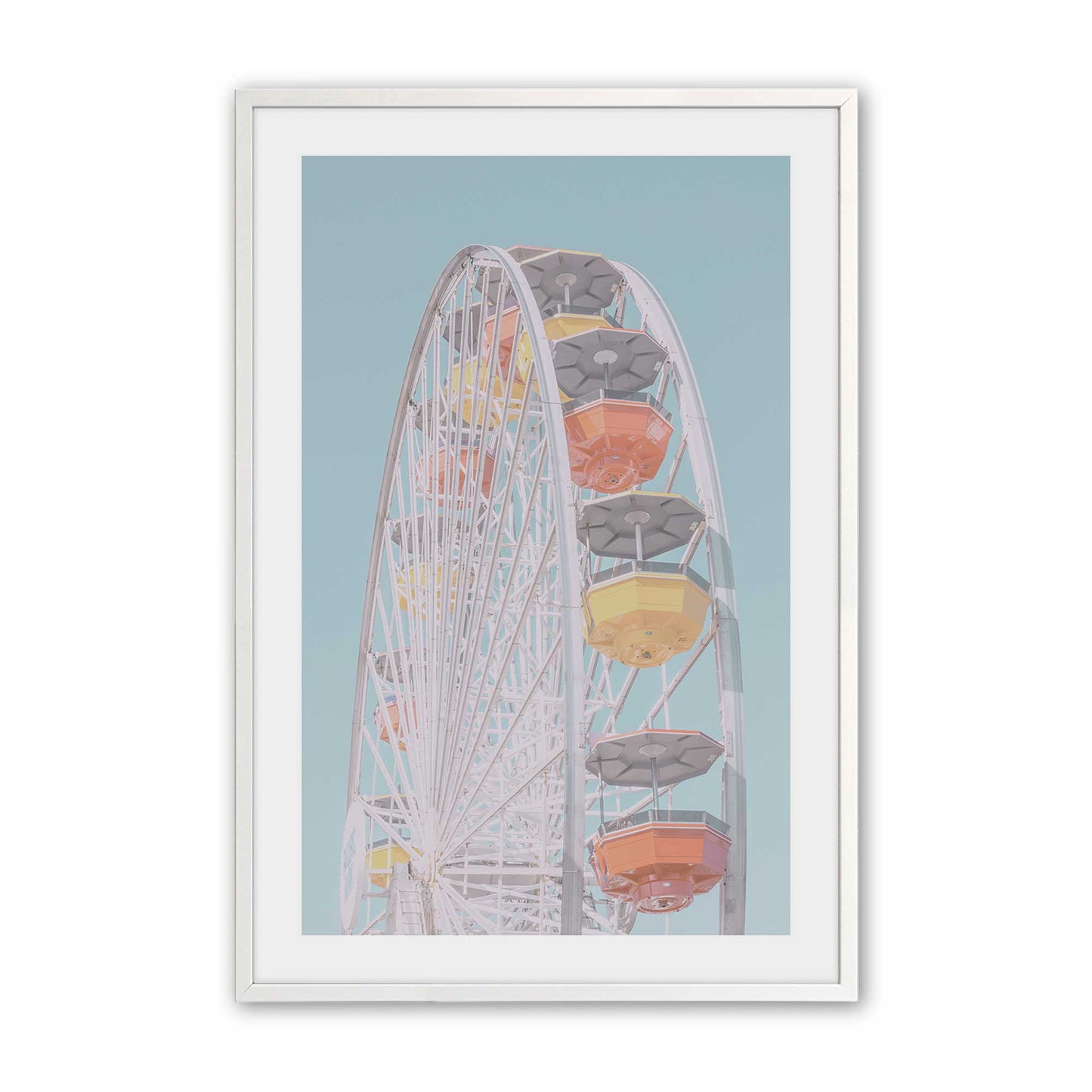 [Color:Opaque White], Picture of art in a Opaque White frame