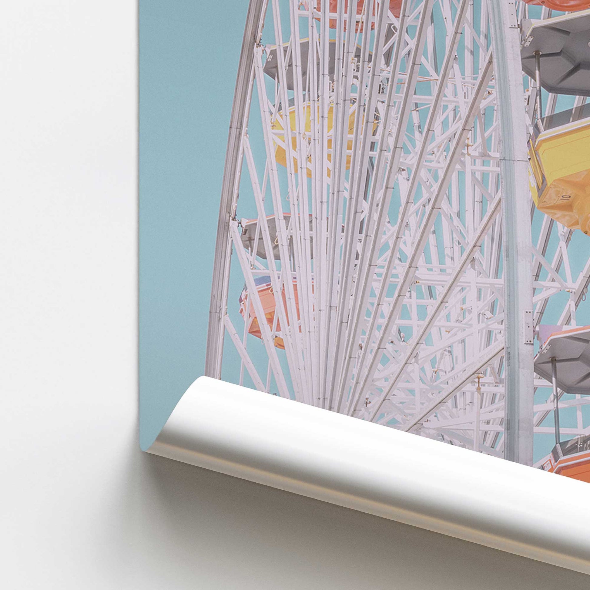 [color:Rolled Print], Picture of close up of art