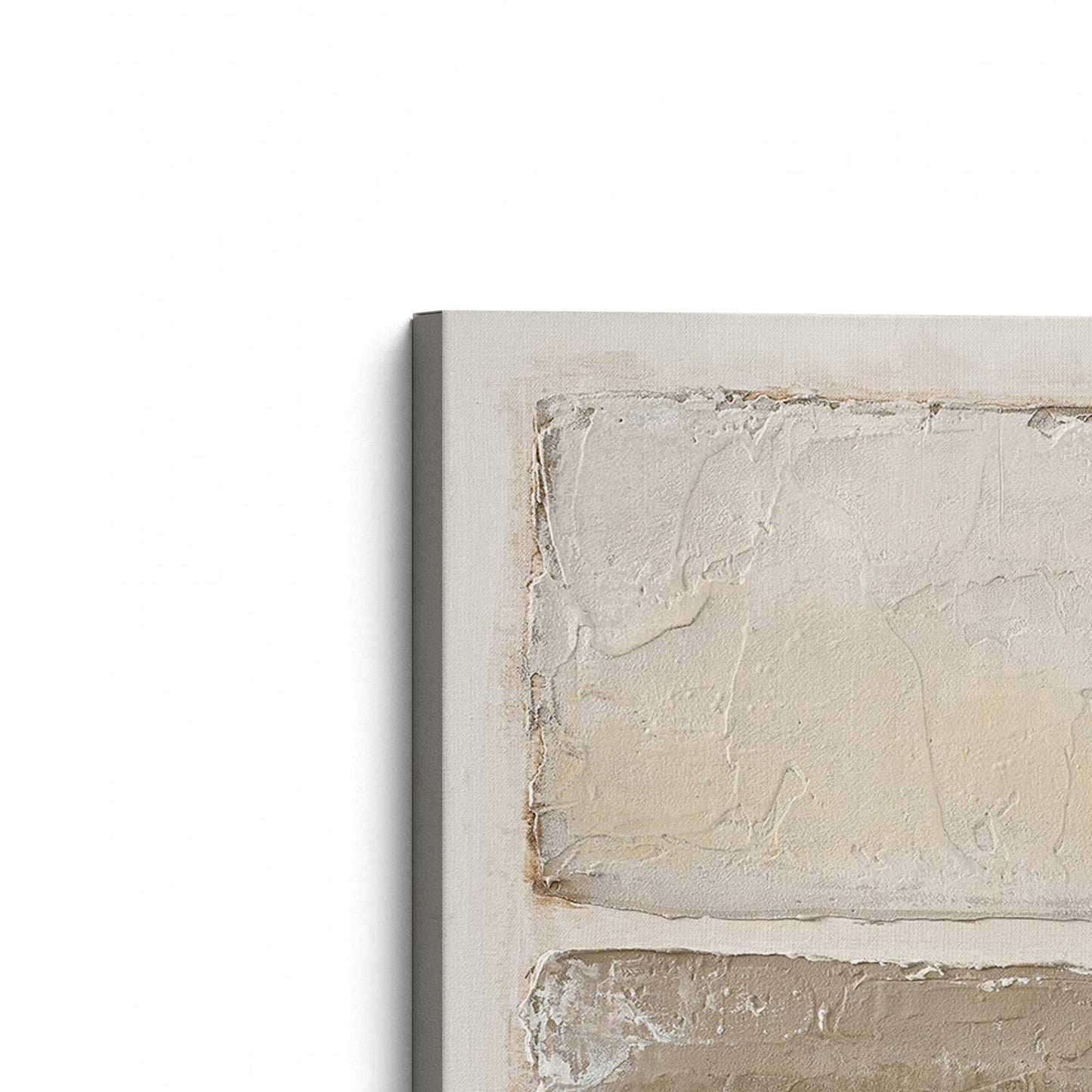 [Color:Stretched Canvas], Picture of the corner of the art