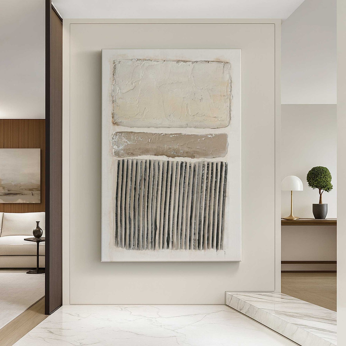 [LIFESTYLE], art hanging in a room