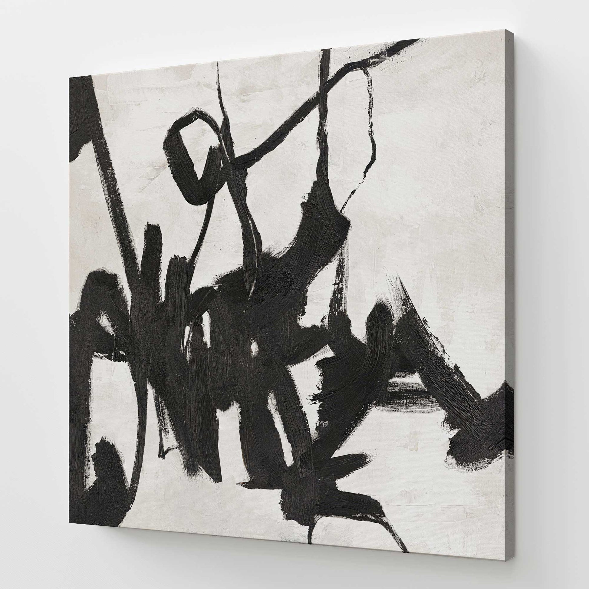 [Color:Stretched Canvas], Picture of art at an angle