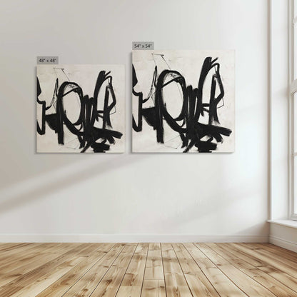 [Color:Stretched Canvas], Image showing the size comparisons