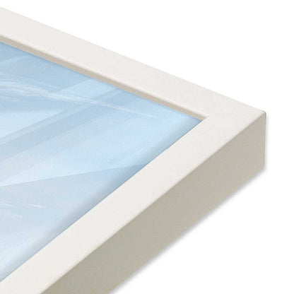 [Color:Opaque White], Picture of art in a Opaque White frame at an angle