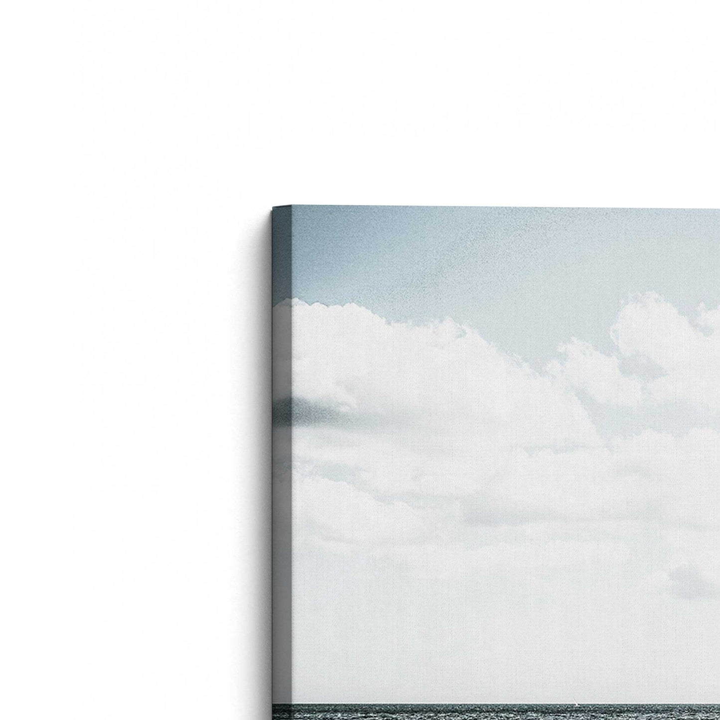 [Color:Stretched Canvas], Picture of the corner of the art