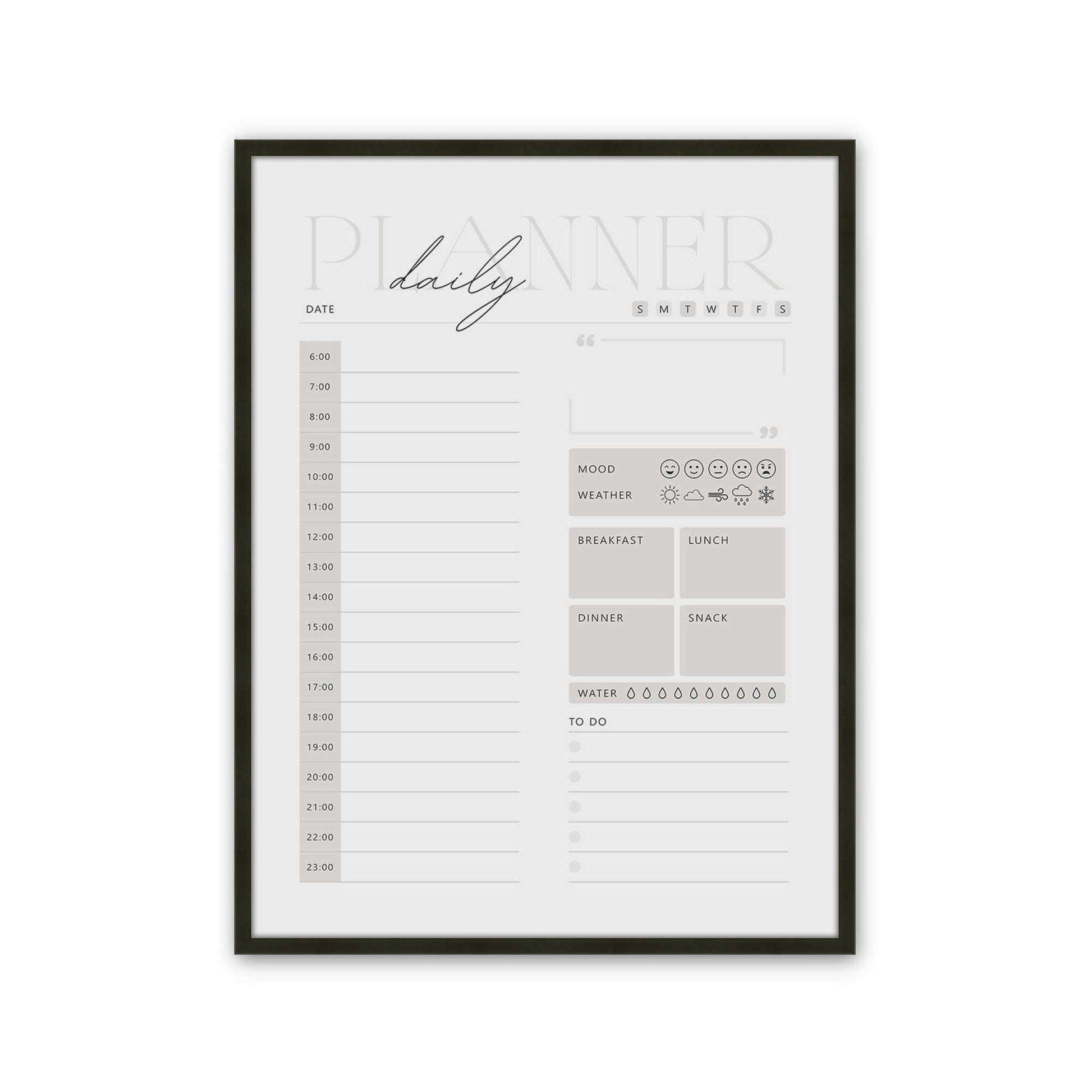 [Color:Satin Black], Picture of art in a Satin Black frame