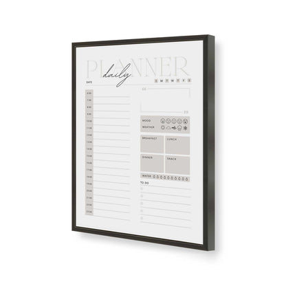 [Color:Satin Black], Picture of art in a Satin Black frame of the corner