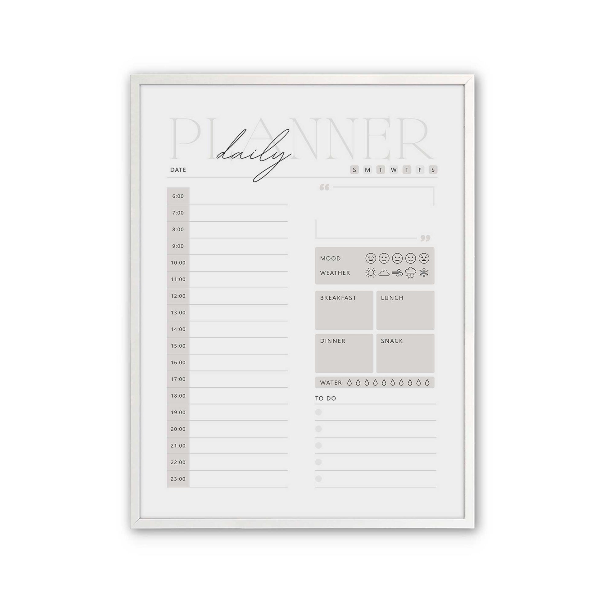 [Color:Opaque White], Picture of art in a Opaque White frame