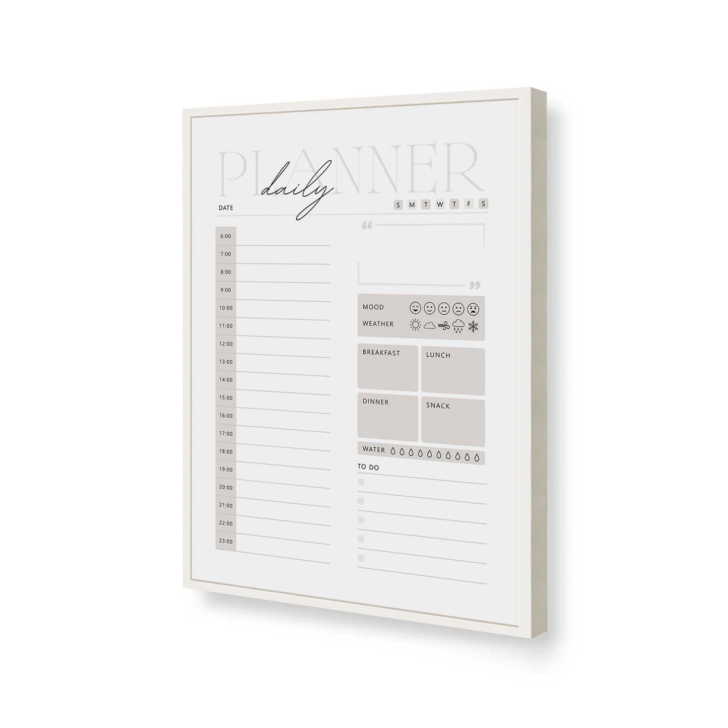 [Color:Opaque White], Picture of art in a Opaque White frame of the corner