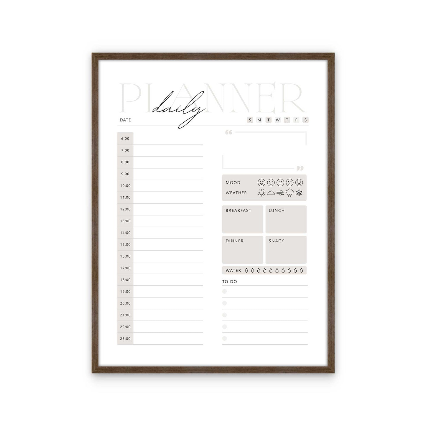 [Color:Walnut], Picture of art in a Walnut frame